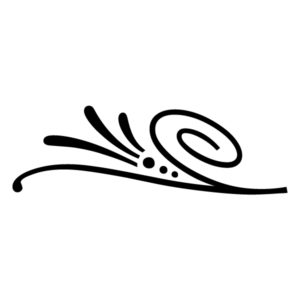 Fancy Ends Pair 1 B Lettering Art 0 3 Wall Decal