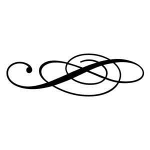 Fancy Swirl Lettering Art 0 6 Wall Decal