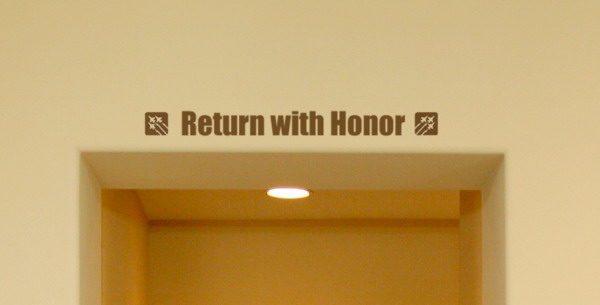 Return with Honor Wall Decal