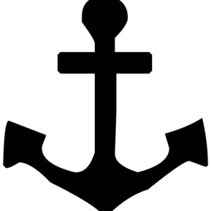 Anchor Silhouette LAK 1-9 Nautical Wall Decal