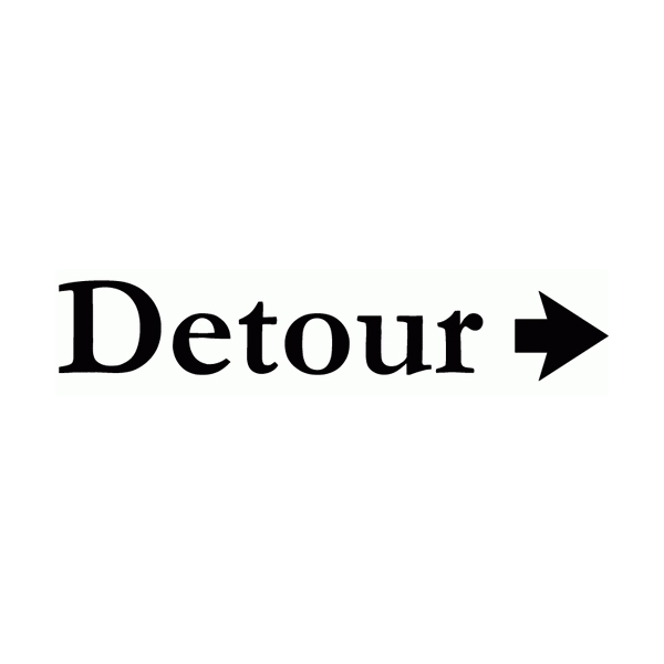 Detour Wall Decal
