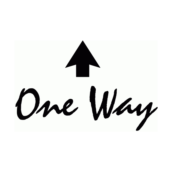 One Way Wall Decal