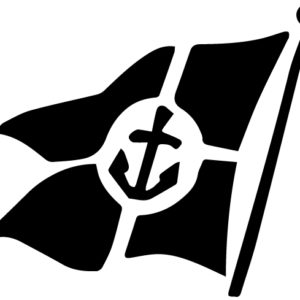 Boat Flag Lettering Art 5 m Wall Decal