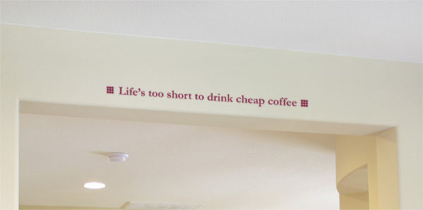 Life's too short to drink Wall Decal
