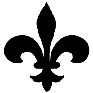 Fleur De Lis Lettering Art 0 1 Wall Decal