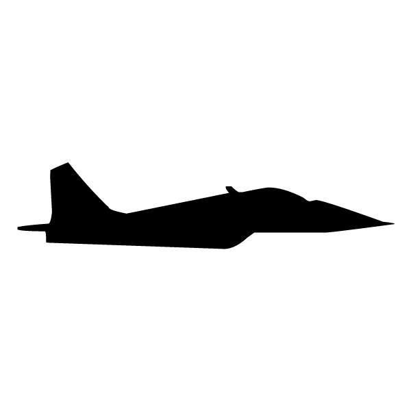 Jet Silhouette 1A LAK 16 0 Aviation Wall Decal