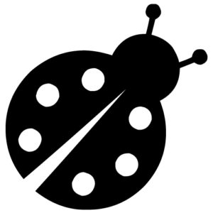 Ladybug 1A LAK 19-0 Ladybugs Wall Decal