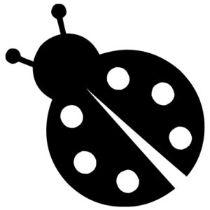 Ladybug 1B LAK 19-1 Ladybugs Wall Decal