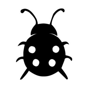 Ladybug 2 LAK 19-2 Ladybugs Wall Decal