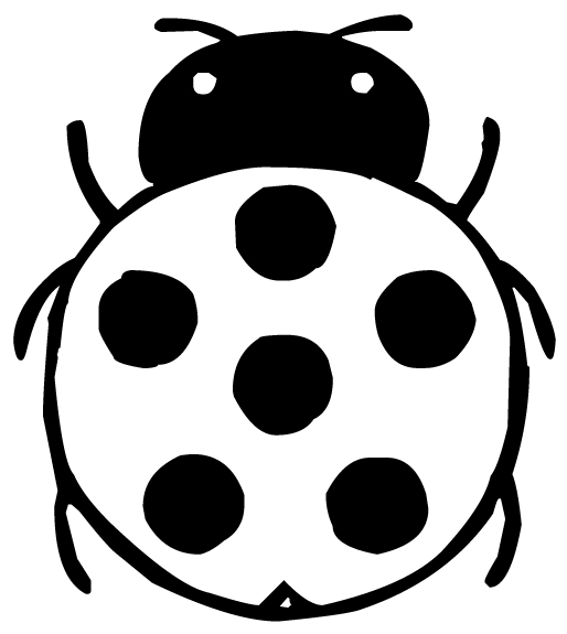 Ladybug 5 LAK 19-6 Ladybugs Wall Decal