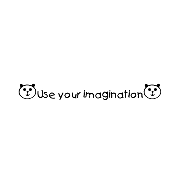 Use your imagination Wall Decal