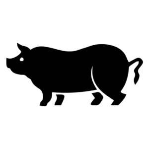 Pig B LAK 30-J Farm Wall Decal