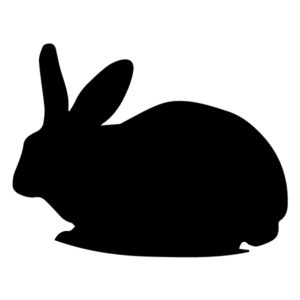 Rabbit B LAK 30-R Farm Wall Decal