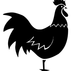 Rooster 1A LAK 30-2 Farm Wall Decal