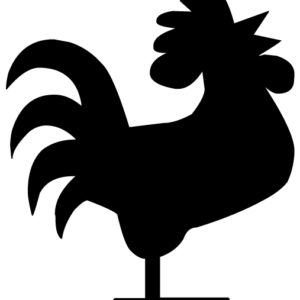 Rooster 2A LAK 30-4 Farm Wall Decal