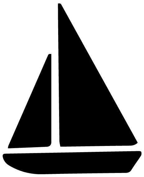 Sailboat Lettering Art 5 A Wall Decal