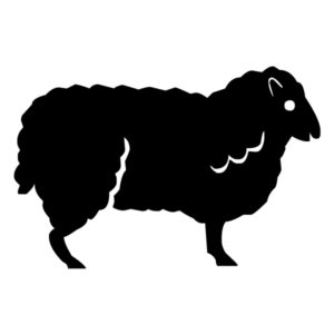 Sheep A LAK 30-6 Farm Wall Decal