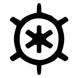 Ship Steering Wheel LAK 1-K Nautical Wall Decal