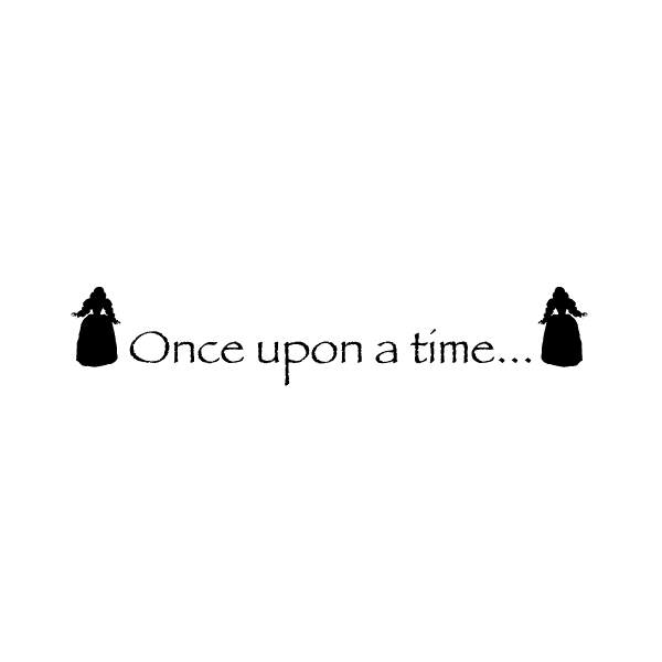 Once upon a time... Wall Decal