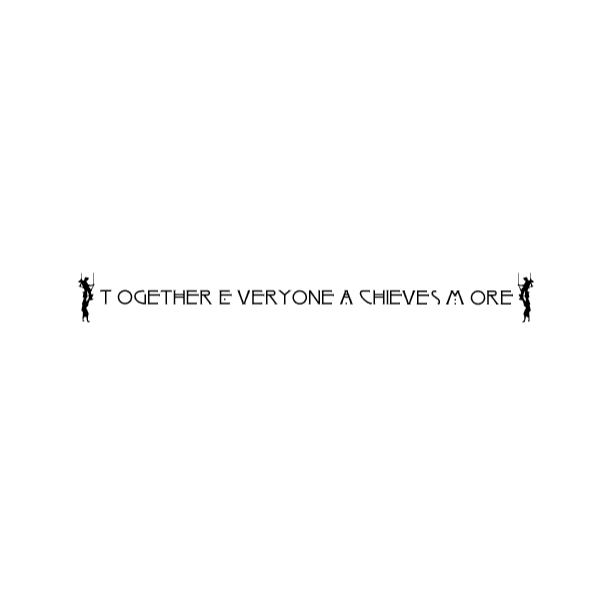 Together everyone achieves more Wall Decal