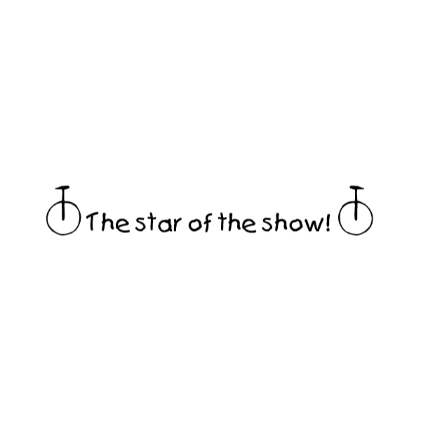 The star of the show! Wall Decal