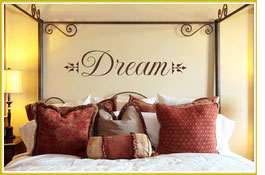 Decorate a themed bedroom with correlating quotations