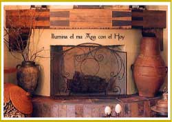 Spanish-Mexican Fireplace