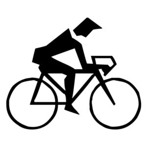 Abstract Bicyclist A LAK 2 2 s Sports Wall Decal