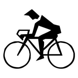 Abstract Bicyclist B LAK 2 2 t Sports Wall Decal