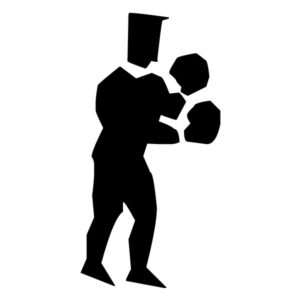 Abstract Boxer A LAK 2 2 q Sports Wall Decal