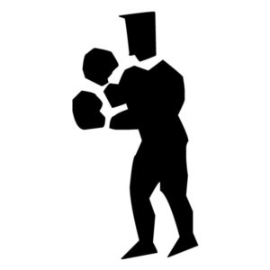 Abstract Boxer B LAK 2 2 r Sports Wall Decal