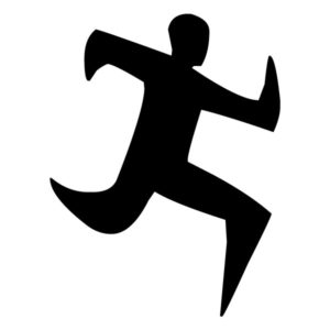 Abstract Runner A LAK 2 3 6 Sports Wall Decal