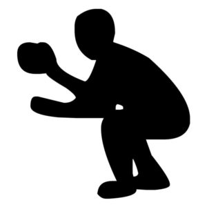 Baseball Catcher B LAK 2 j Sports Wall Decal