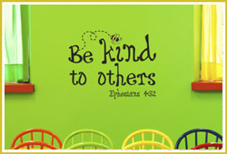Be Kind to Each Other Ephesians Bible Verse wall decal 