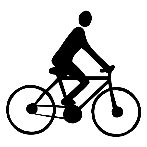 Bicyclist A LAK 2 a Sports Wall Decal