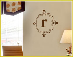 Finial Framed Monogram