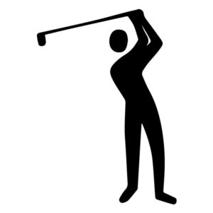 Golfer A LAK 2 O Sports Wall Decal
