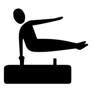 Gymnast 1A LAK 2 I Sports Wall Decal