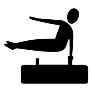 Gymnast 1B LAK 2 J Sports Wall Decal