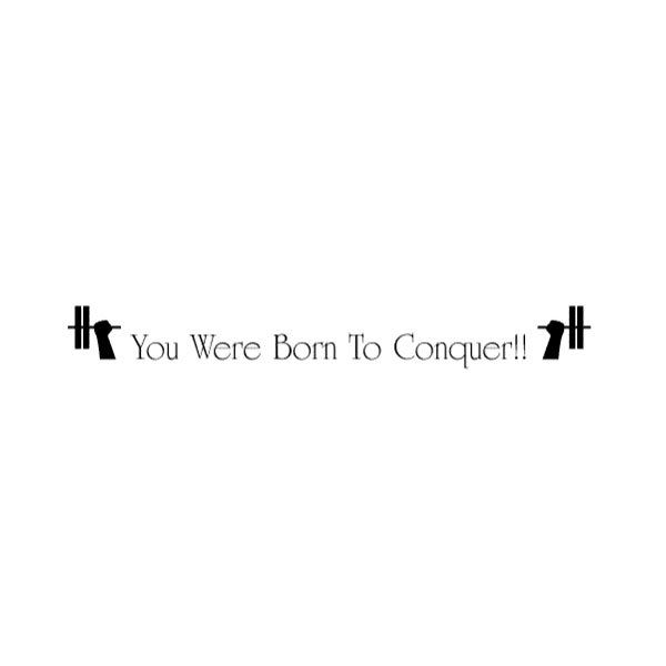 You were Born Wall Decal