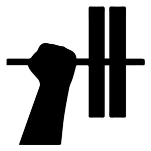 Hand and Weight B LAK 2 2 V Sports Wall Decal