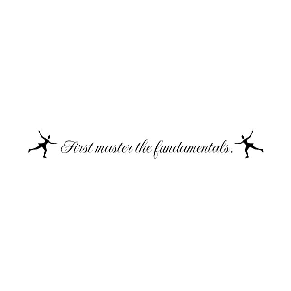 First master the Wall Decal