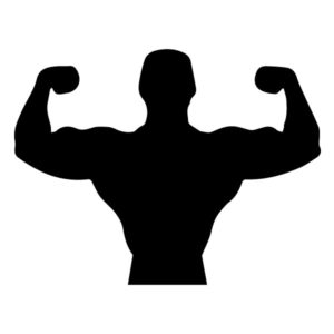 Man Flexing LAK 2 2 W Sports Wall Decal