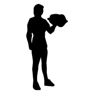 Man with Weights 1A LAK 2 2 O Sports Wall Decal