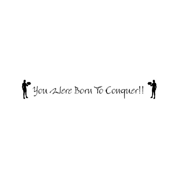 You were Born Wall Decal