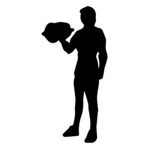 Man with Weights 1B LAK 2 2 P Sports Wall Decal