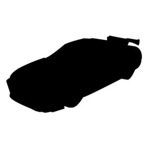 Race Car silhouette 3B LAK 5 5 Racing Wall Decal