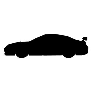 Race Car silhouette 5B LAK 5 9 Racing Wall Decal