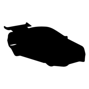 Race Car silhouette 6A LAK 5 A Racing Wall Decal