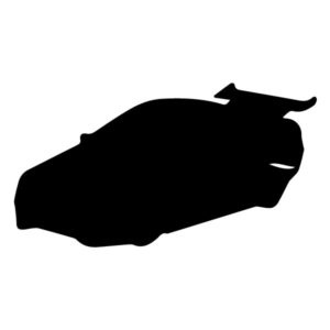 Race Car silhouette 6B LAK 5 B Racing Wall Decal